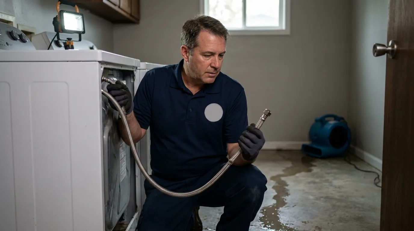 Appliance Leak Cleanup